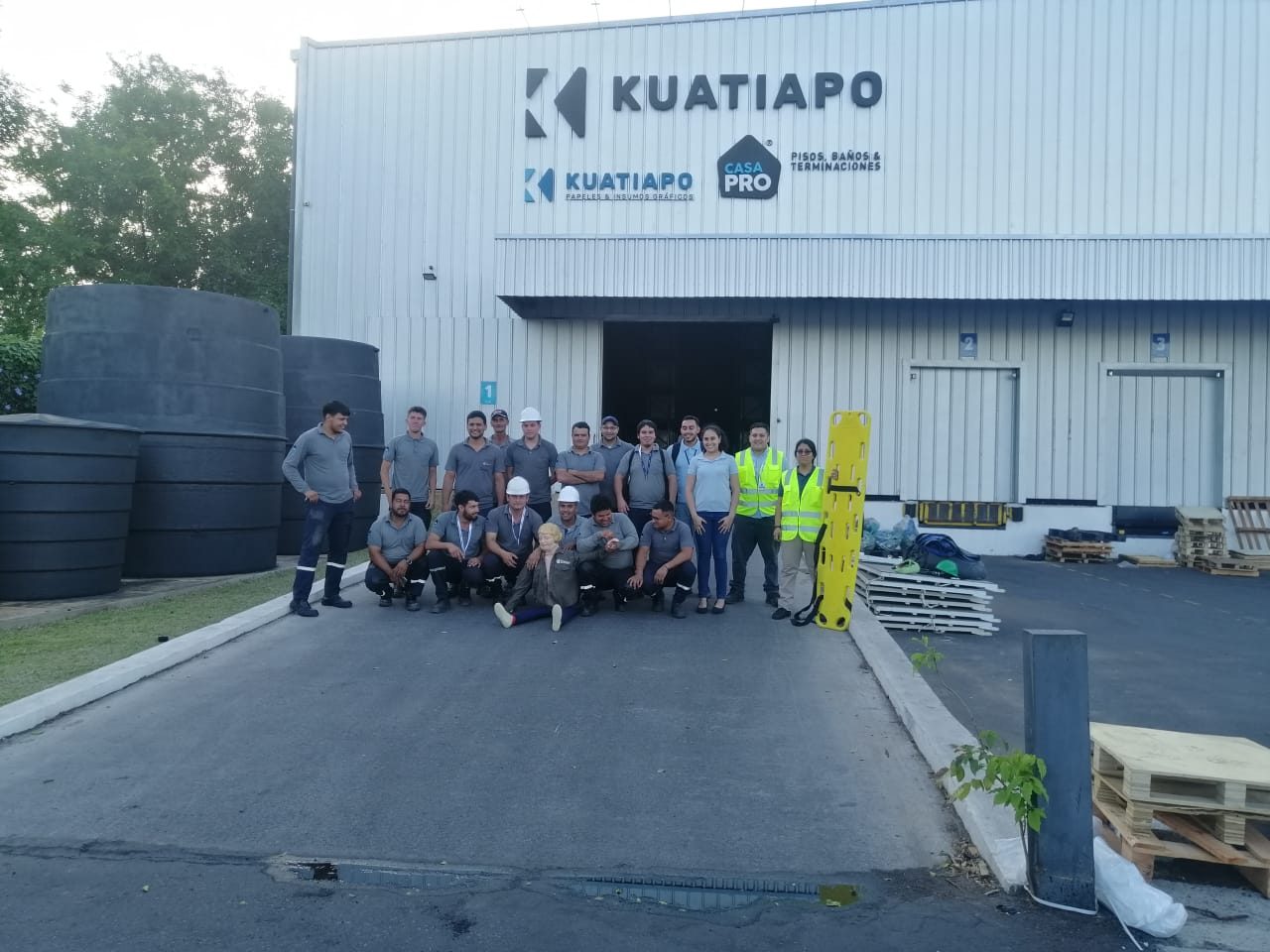 Capacitación en planta de Kuatiapo